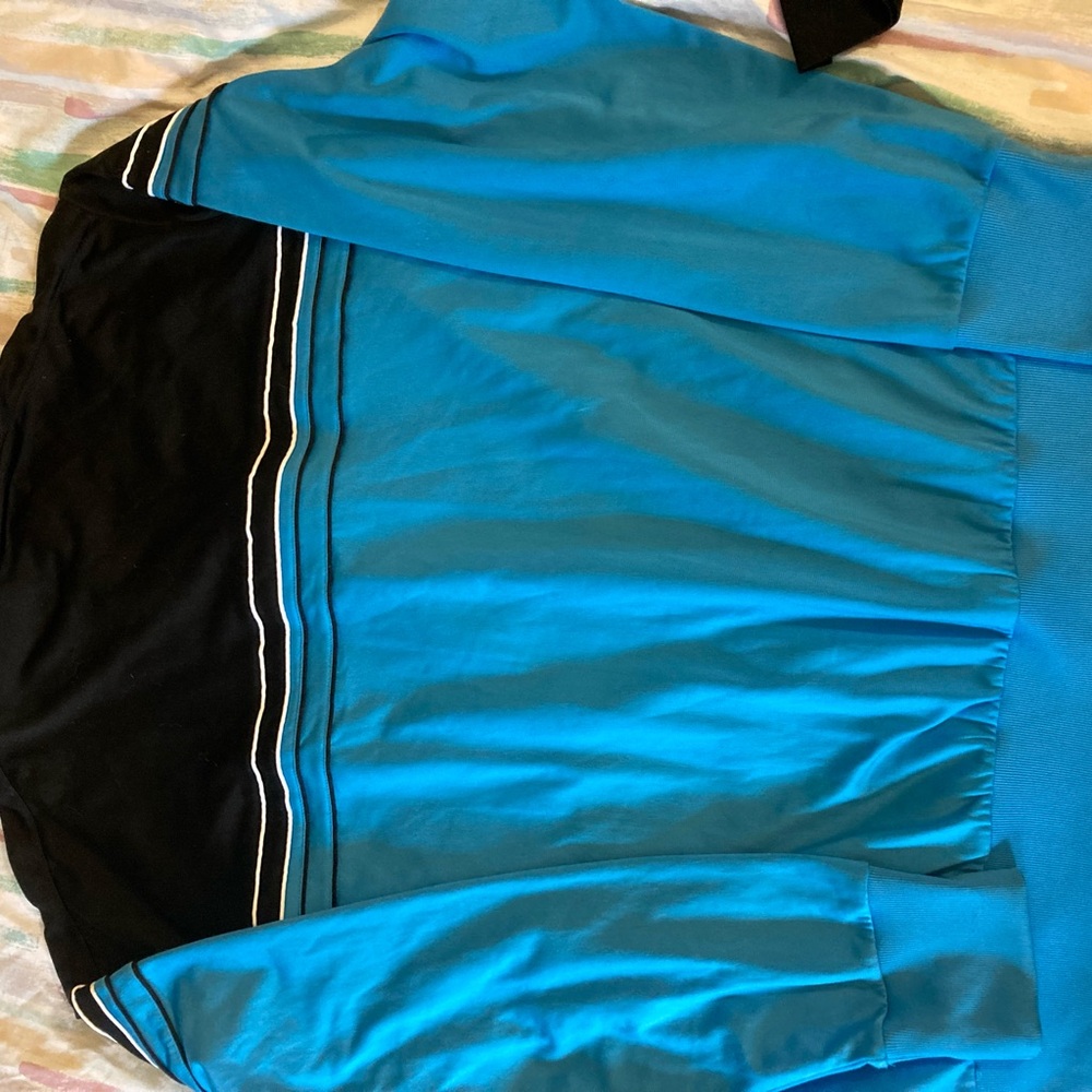 Adidas Blue and Black Track Jacket
